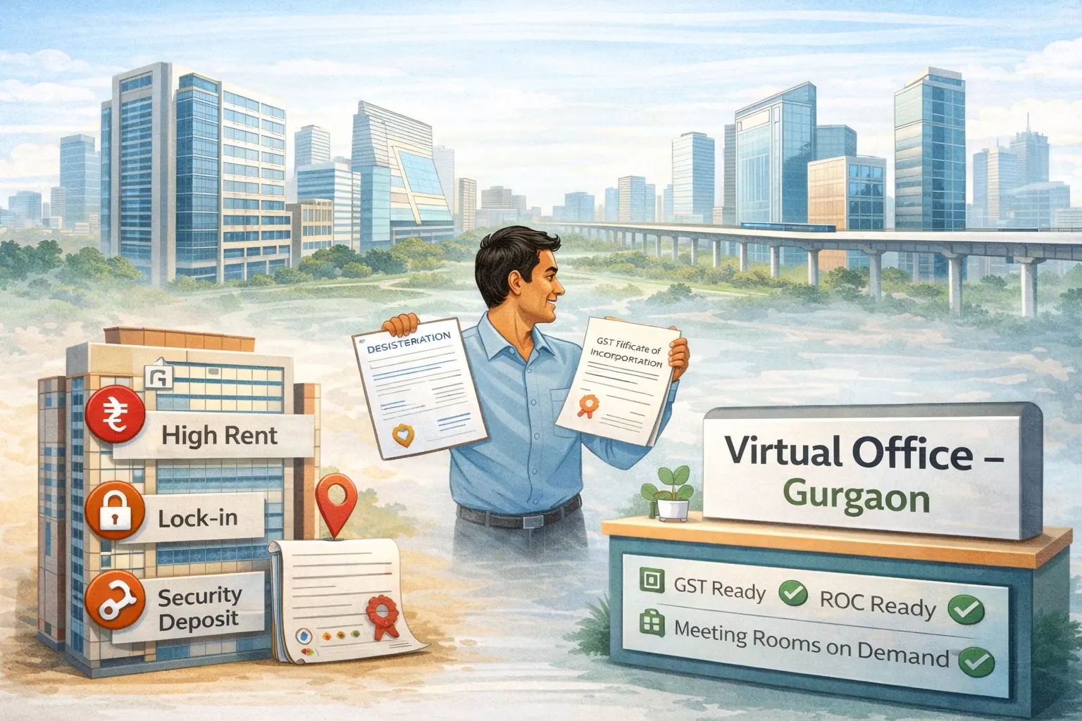 Virtual Office in Gurgaon for GST & Company Registration: Complete 2026 Guide